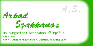 arpad szappanos business card